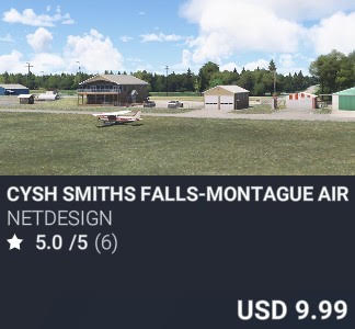 CYSH Smiths Falls-Montague Airport by NetDesign. USD 9.99. Update on PC and Xbox