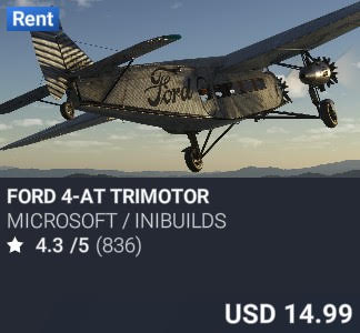 Ford 4-AT Trimotor by Microsoft / iniBuilds. USD 14.99. New on PC and Xbox