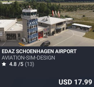 EDAZ Schoenhagen Airport by Aviation-Sim-Design. USD 17.99. Update on PC and Xbox