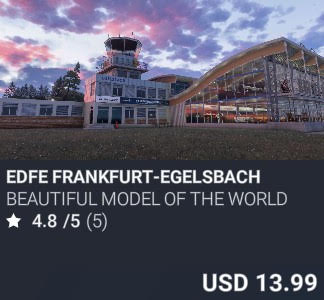 EDFE Frankfurt-Egelsbach by BEAUTIFUL MODEL of the WORLD. USD 13.99. Update on PC and Xbox