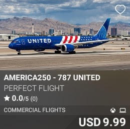 AMERICA250 - 787 United by Perfect Flight. USD 9.99. New on PC and Xbox