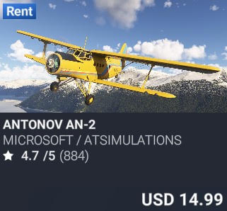 Antonov An-2 by Microsoft / ATSimulations. USD 14.99. Update on PC and Xbox
