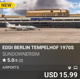 EDDI Berlin Tempelhof 1970s by Sundownersim. USD 15.99. New on PC