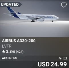 Airbus A330-200 by lvfr. USD 24.99. Update on PC and Xbox
