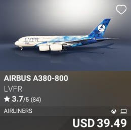 Airbus A380-800 by lvfr. USD 39.49. Update on Xbox