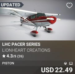 LHC Pacer Series by Lionheart Creations. USD 22.49. Update on PC and Xbox