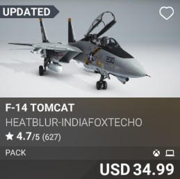 F-14 Tomcat by Heatblur-IndiaFoxtEcho. USD 34.99. Update on PC and Xbox