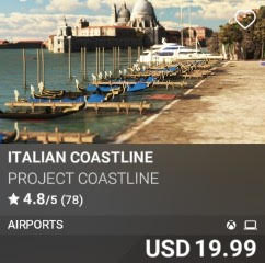 Italian Coastline by Project Coastline. USD 19.99. Update on PC and Xbox