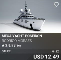 Mega Yacht Poseidon by Rodrigo Moraes. USD 12.49. Update on PC and Xbox