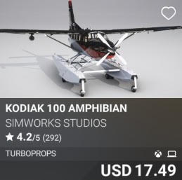 Kodiak 100 Amphibian by SimWorks Studios. USD 17.49. Update on PC