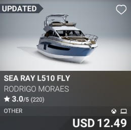 Sea Ray L510 Fly by Rodrigo Moraes. USD 12.49. Update on PC and Xbox