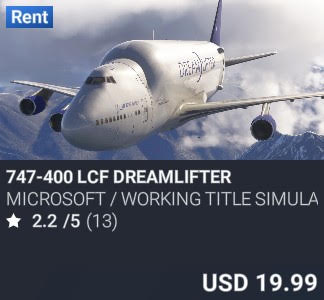 747-400 LCF Dreamlifter by Microsoft / Working Title Simulations. USD 19.99. Update on PC and Xbox