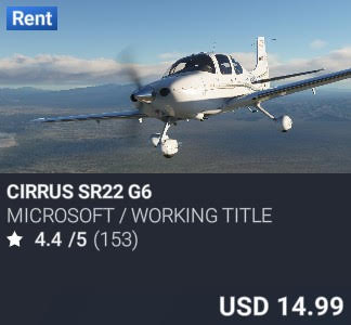 Cirrus SR22 G6 by Microsoft / Working Title. USD 14.99. Update on PC and Xbox