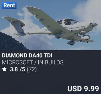 Diamond DA40 TDi by Microsoft / iniBuilds. USD 9.99. Update on PC and Xbox