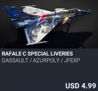 Rafale C Special Liveries by Dassault / AzurPoly / JFEXP. USD 4.99. New on PC and Xbox