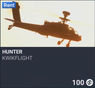 Hunter by kwikflight. SC 100. New on PS5