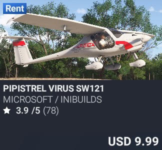 Pipistrel Virus SW121 by Microsoft / iniBuilds. USD 9.99. Update on PC and Xbox