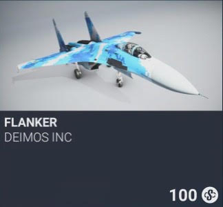 Flanker by DeimoS Inc. SC 100. New on PS5