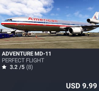 Adventure MD-11 by Perfect Flight. USD 9.99. New on Xbox