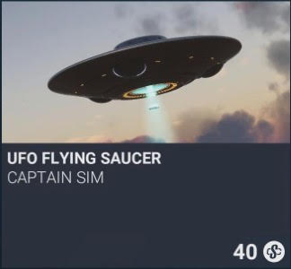 UFO Flying Saucer by Captain Sim. SC 40. New on PS5