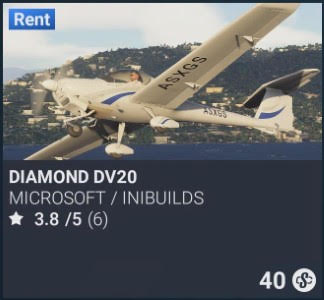 Diamond DV20 by Microsoft / iniBuilds. SC 40. Update on PS5
