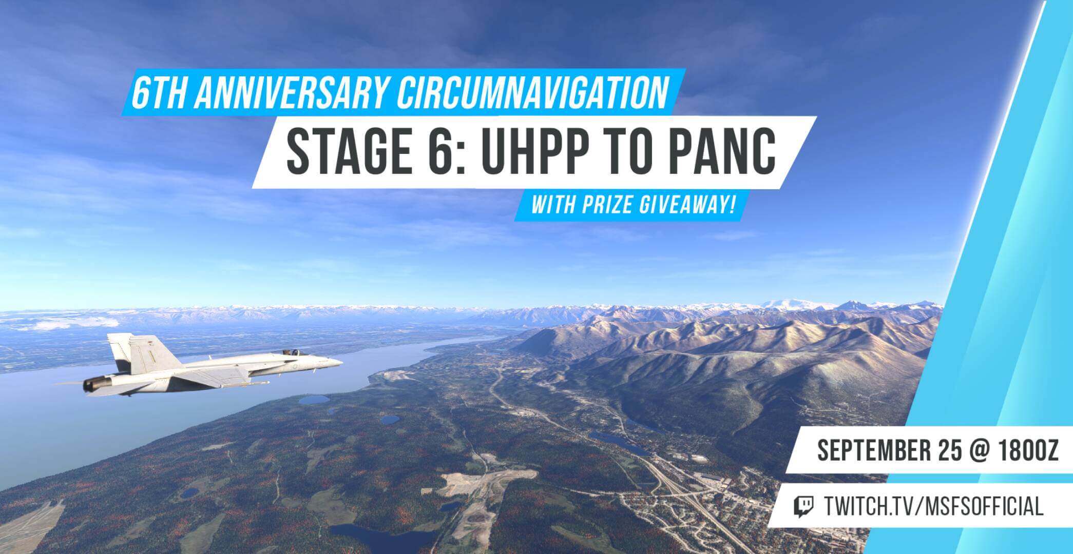 6th Anniversary Circumnavigation Stage 6 Banner