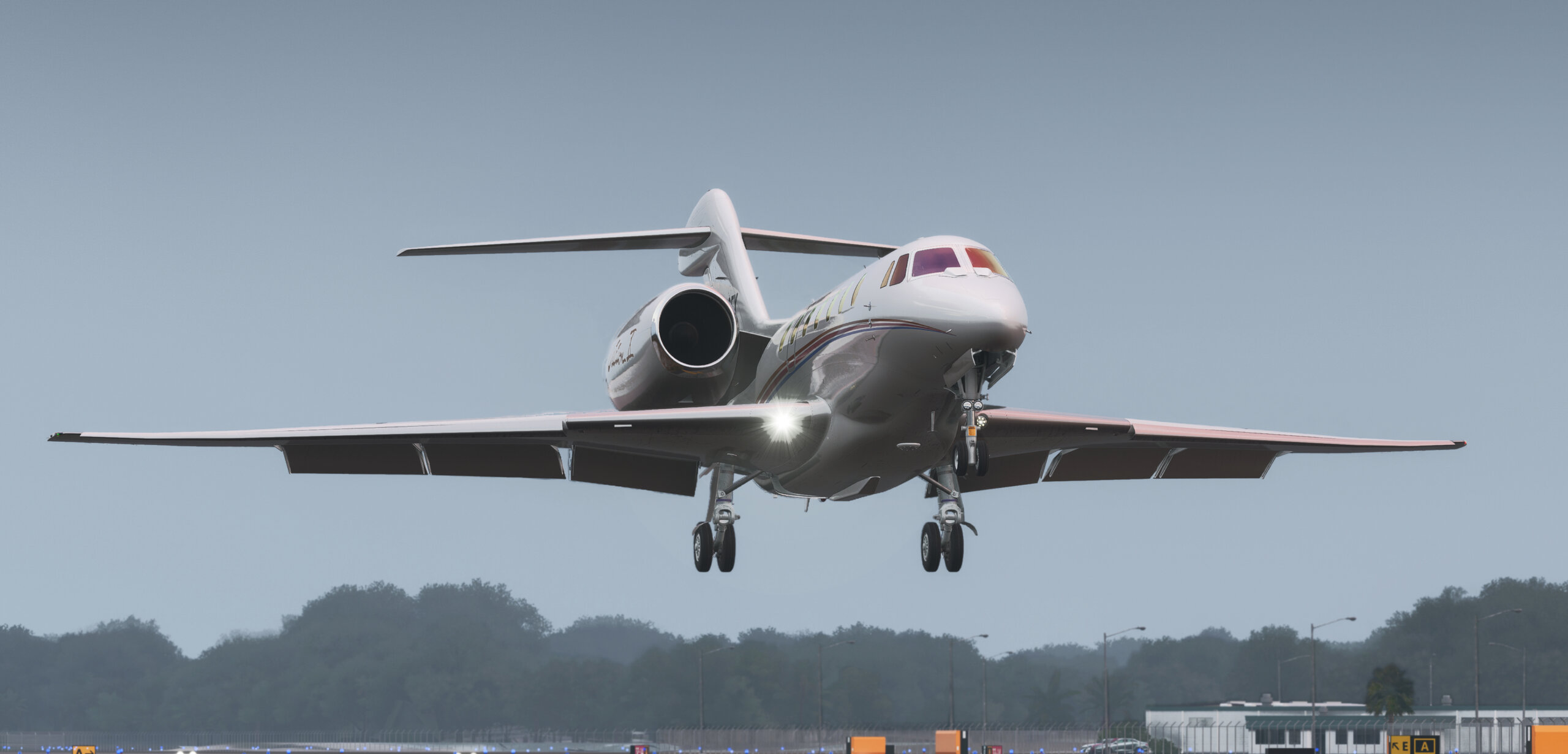 FlightFX Citation X on final approach