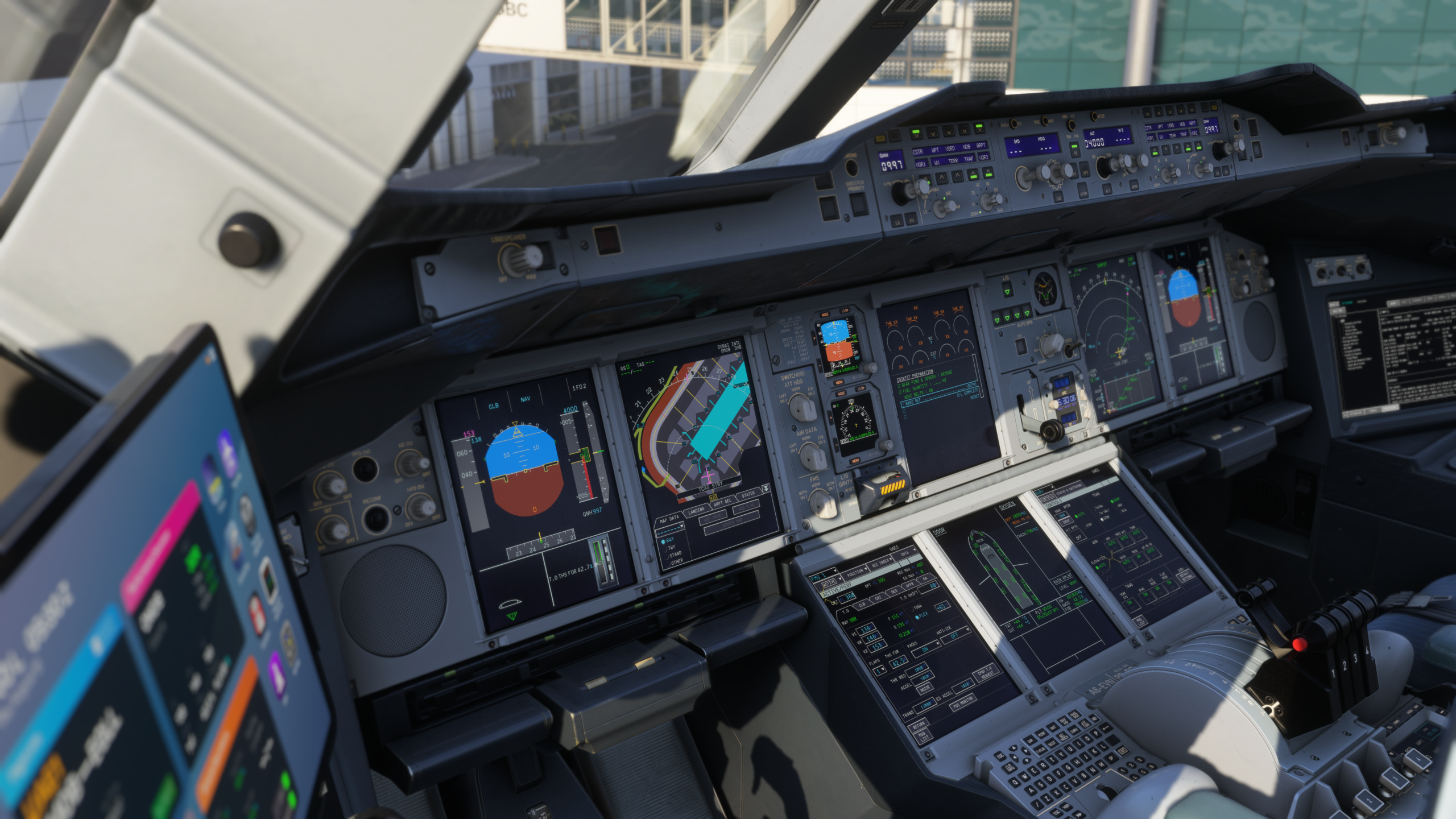 iniBuilds A380 Airliner Cockpit