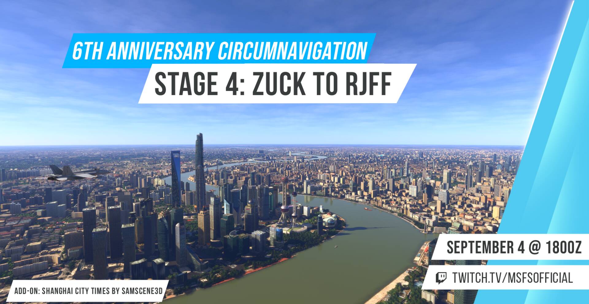 6th Anniversary Circumnavigation - Stage 4: ZUCK - RJFF