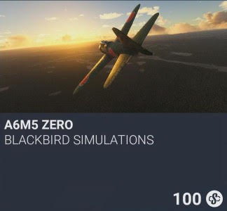 A6M5 Zero by Blackbird Simulations. SC 100. New on PS5