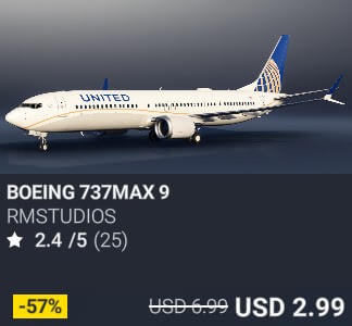 BOEING 737MAX 9 by RmStudios. USD 6.99. Update on PC and Xbox