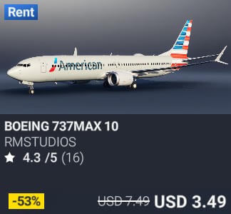 BOEING 737MAX 10 by RmStudios. USD 7.49. Update on PC and Xbox