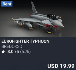 Eurofighter Typhoon by Bredok3D. USD 19.99. Update on PC and Xbox