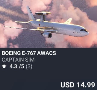 Boeing E-767 AWACS by Captain Sim. USD 14.99. New on PC and Xbox