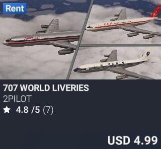 707 WORLD LIVERIES by 2PILOT. USD 4.99. Update on PC and Xbox