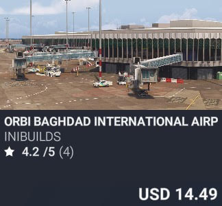ORBI Baghdad International Airport V2 by iniBuilds. USD 14.49. New on PC and Xbox