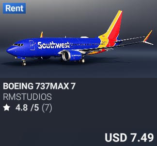 BOEING 737 MAX 7 by RmStudios. USD 7.49. Update on PC and Xbox