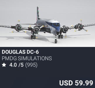 Douglas DC-6 by PMDG Simulations. USD 59.99. Update on PC and Xbox