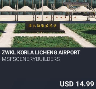 ZWKL Korla Licheng Airport by MSFScenerybuilders. USD 14.99. New on PC and Xbox