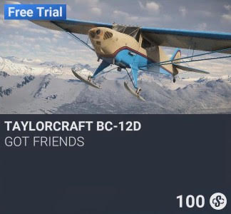 Taylorcraft BC-12D by Got Friends. SC 100. New on PS5