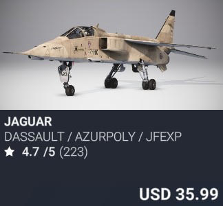 Jaguar by Dassault / AzurPoly / JFEXP. USD 35.99. Update on PC and Xbox