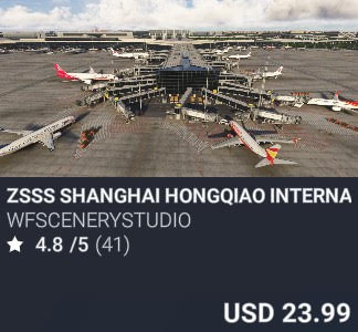 ZSSS Shanghai Hongqiao International Airport by WFSceneryStudio. USD 23.99. New on PC and Xbox