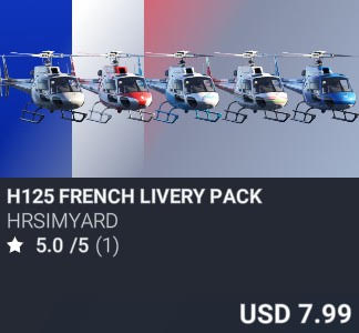 H125 French Livery Pack by HRSimYard. USD 7.99. Update on PC and Xbox