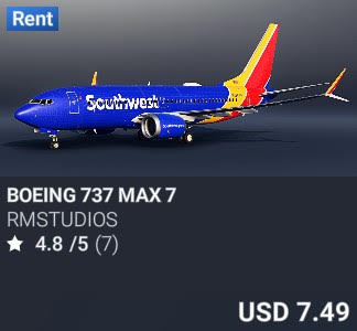 BOEING 737 MAX 7 by RmStudios. USD 7.49. Update on PC and Xbox