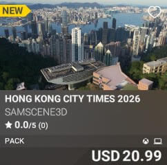 Hong Kong City Times 2026 by SamScene3D. USD 20.99. New on PC and Xbox