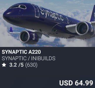 Synaptic A220 by Synaptic / iniBuilds. USD 64.99. Update on PC and Xbox