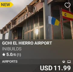 GCHI El Hierro Airport by iniBuilds. USD 11.99. New on PC and Xbox