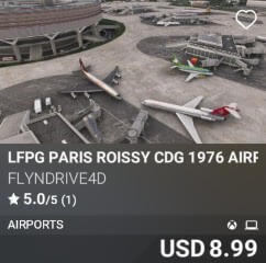 LFPG Paris Roissy CDG 1976 Airport by FLYNDRIVE4D. USD 8.99. New on Xbox