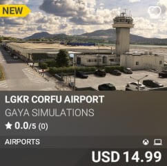 LGKR Corfu Airport by Gaya Simulations. USD 14.99. New on PC and Xbox