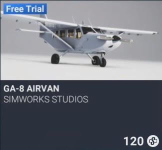 GA-8 Airvan by SimWorks Studios. SC 120. New on PS5